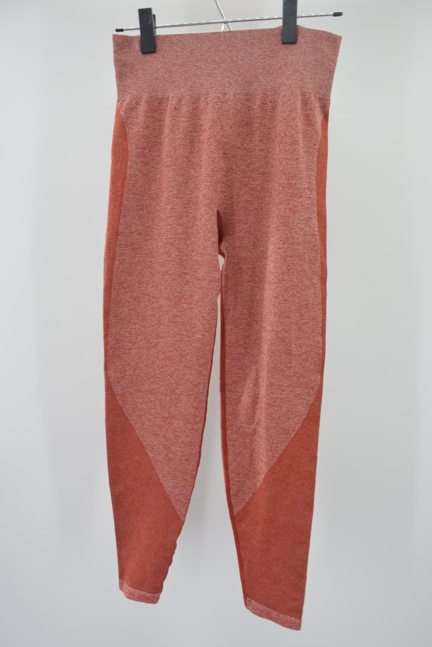 PINK Victoria's Secret Cinnabar Marl High Rise Crop Seamless Leggings Size M